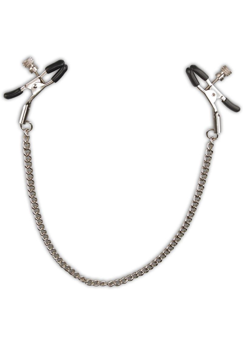 Load image into Gallery viewer, Lux Fetish Adjustable Steel Nipple Clips - Metal
