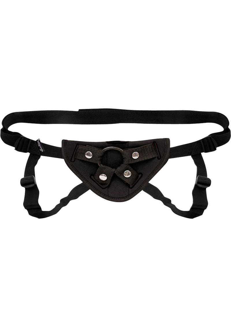 Load image into Gallery viewer, Lux Fetish Neoprene Strap-On Harness - Black
