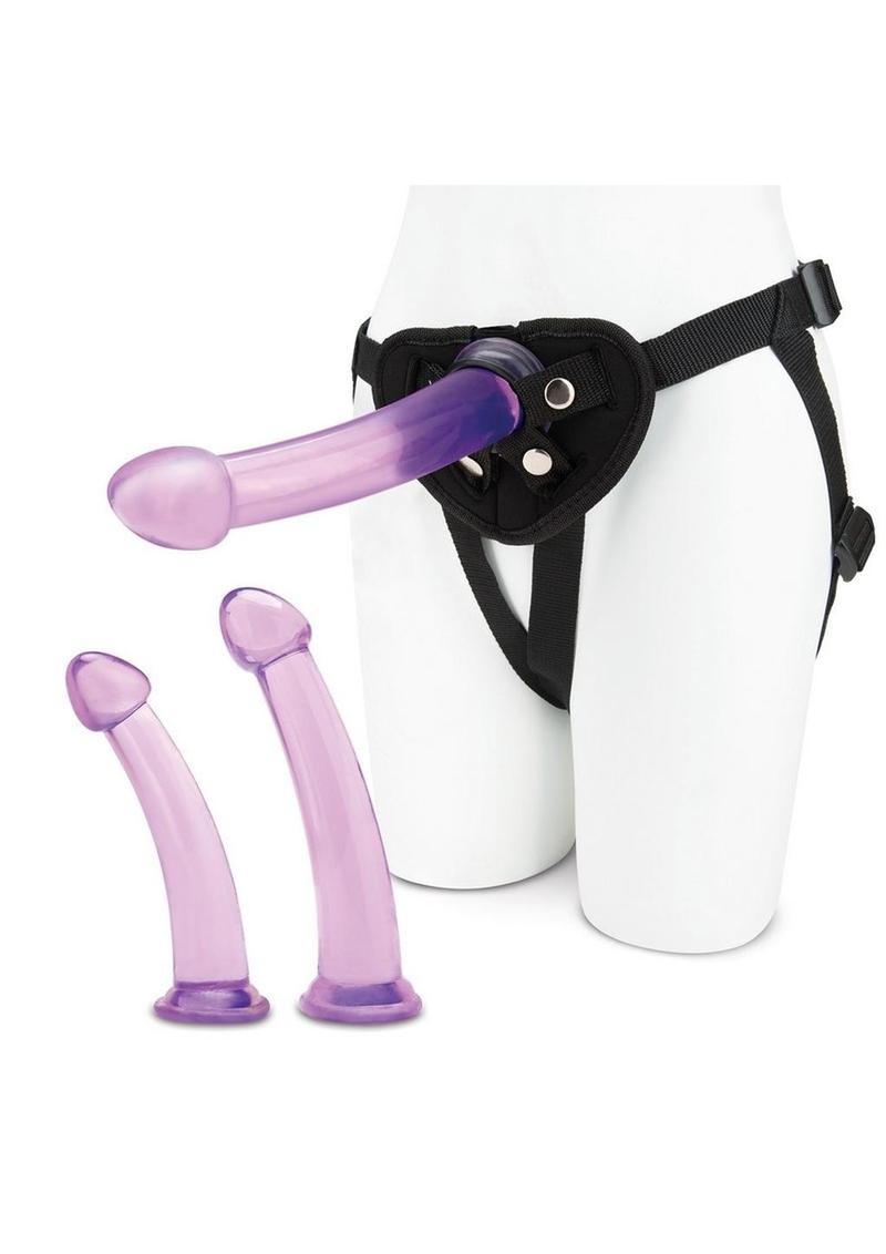 Load image into Gallery viewer, Lux Fetish Size Up Dildo and Harness Pegging Training
