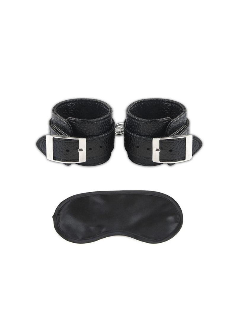 Load image into Gallery viewer, Lux Fetish Unisex Leatherette Cuffs Adjustable
