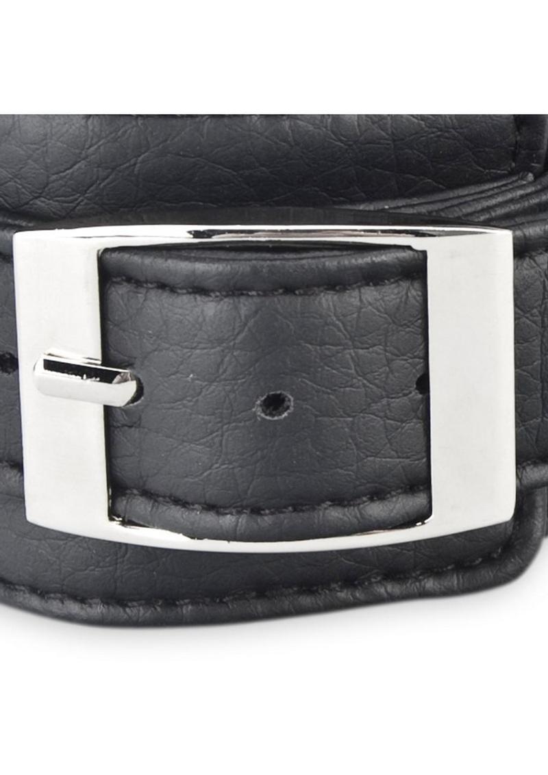 Load image into Gallery viewer, Lux Fetish Unisex Leatherette Cuffs Adjustable
