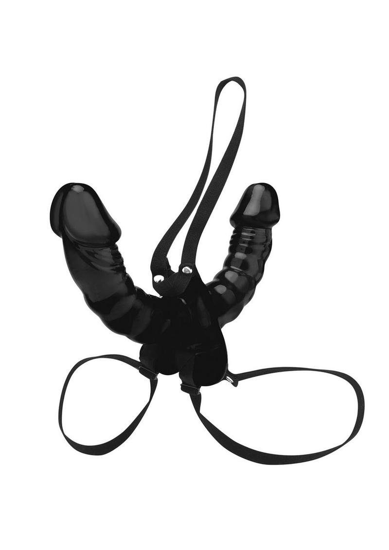 Load image into Gallery viewer, Lux Fetixh Vibrating Pleasure For 2 Double-Ended Strap-On
