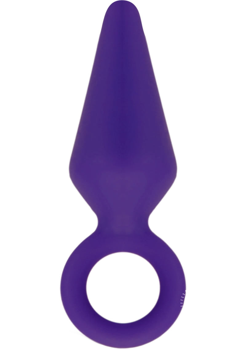 Load image into Gallery viewer, Luxe Candy Rimmer Silicone Butt Plug - Purple - Medium
