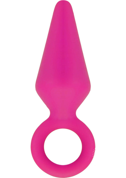 Luxe Candy Rimmer Silicone Butt Plug - Pink - Small