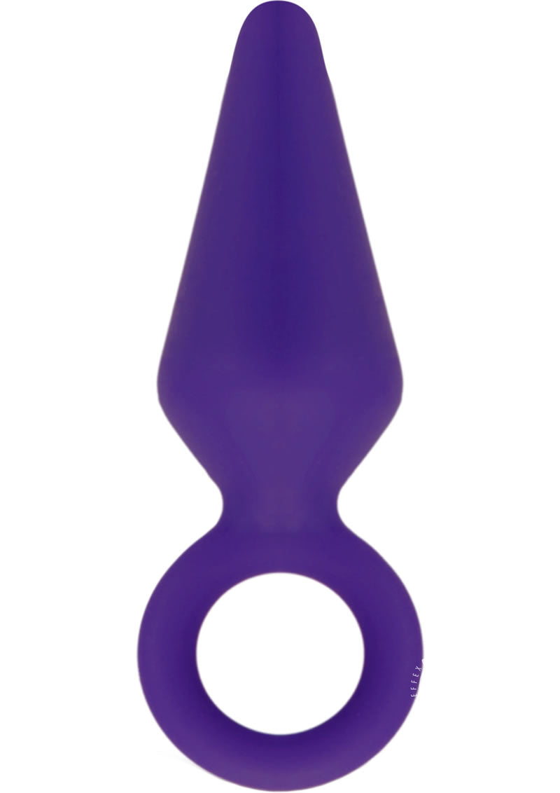 Load image into Gallery viewer, Luxe Candy Rimmer Silicone Butt Plug - Purple - Small
