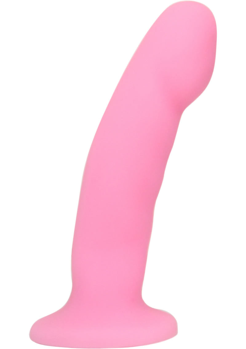 Load image into Gallery viewer, Luxe Cici Silicone Dildo - Pink - 6.5in
