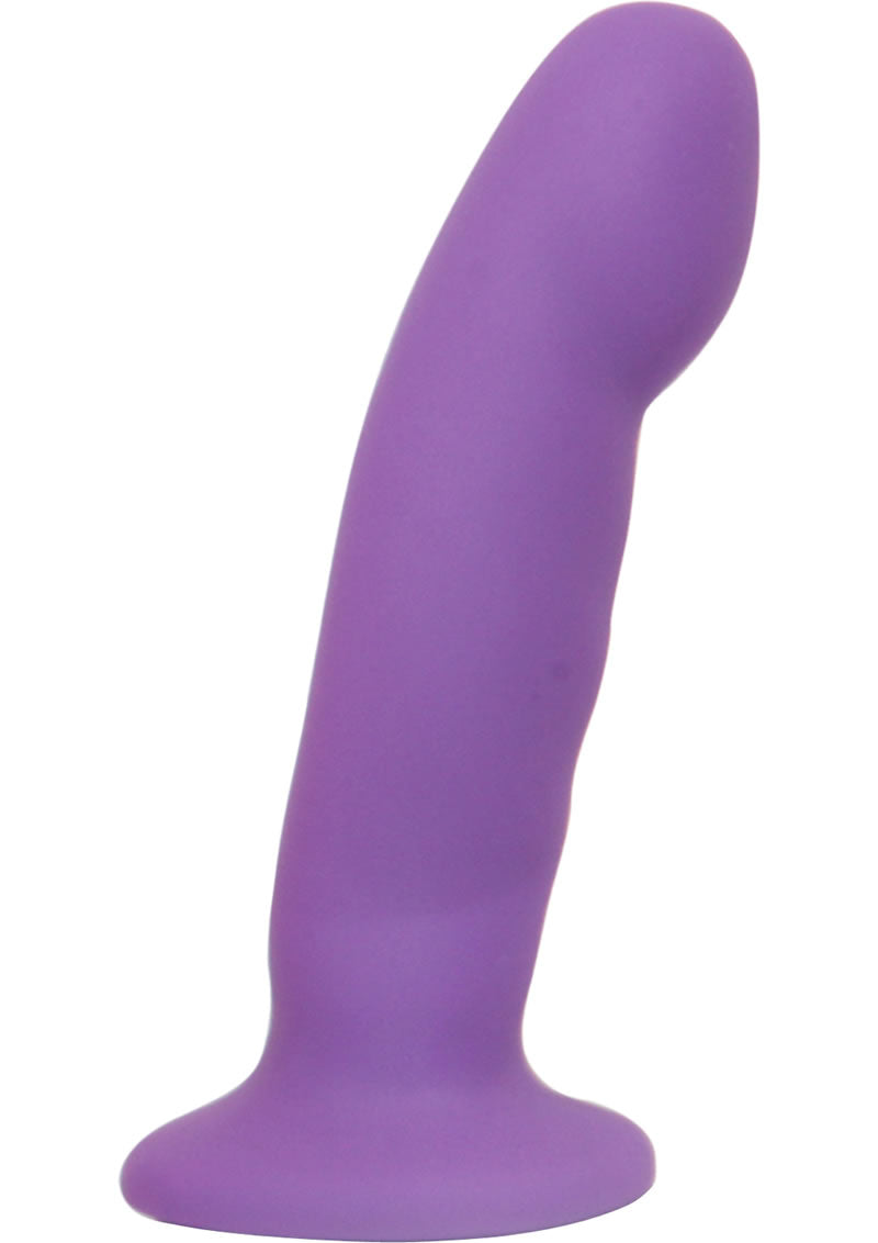 Load image into Gallery viewer, Luxe Cici Silicone Dildo - Purple - 6.5in
