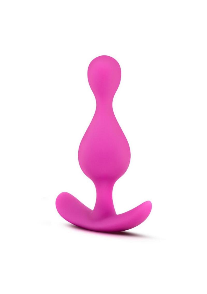 Load image into Gallery viewer, Luxe Explore Silicone Butt Plug - Pink
