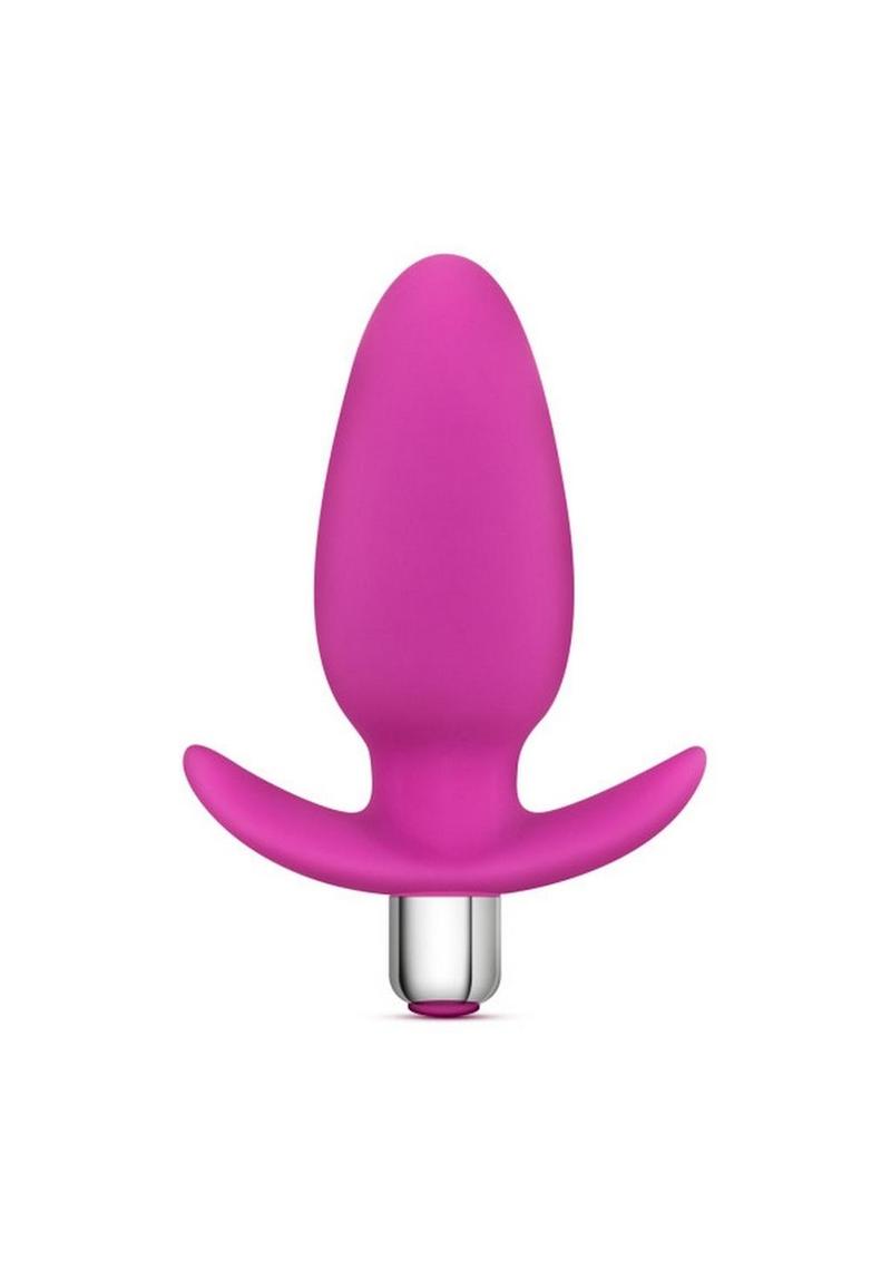 Load image into Gallery viewer, Luxe Little Thumper Silicone Vibrating Butt Plug
