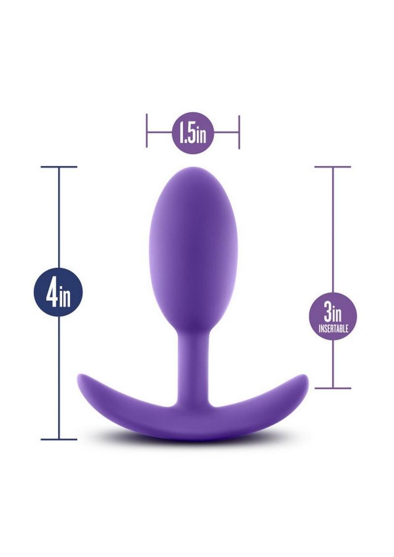 Load image into Gallery viewer, Luxe Wearable Vibra Slim Plug Silicone Butt Plug
