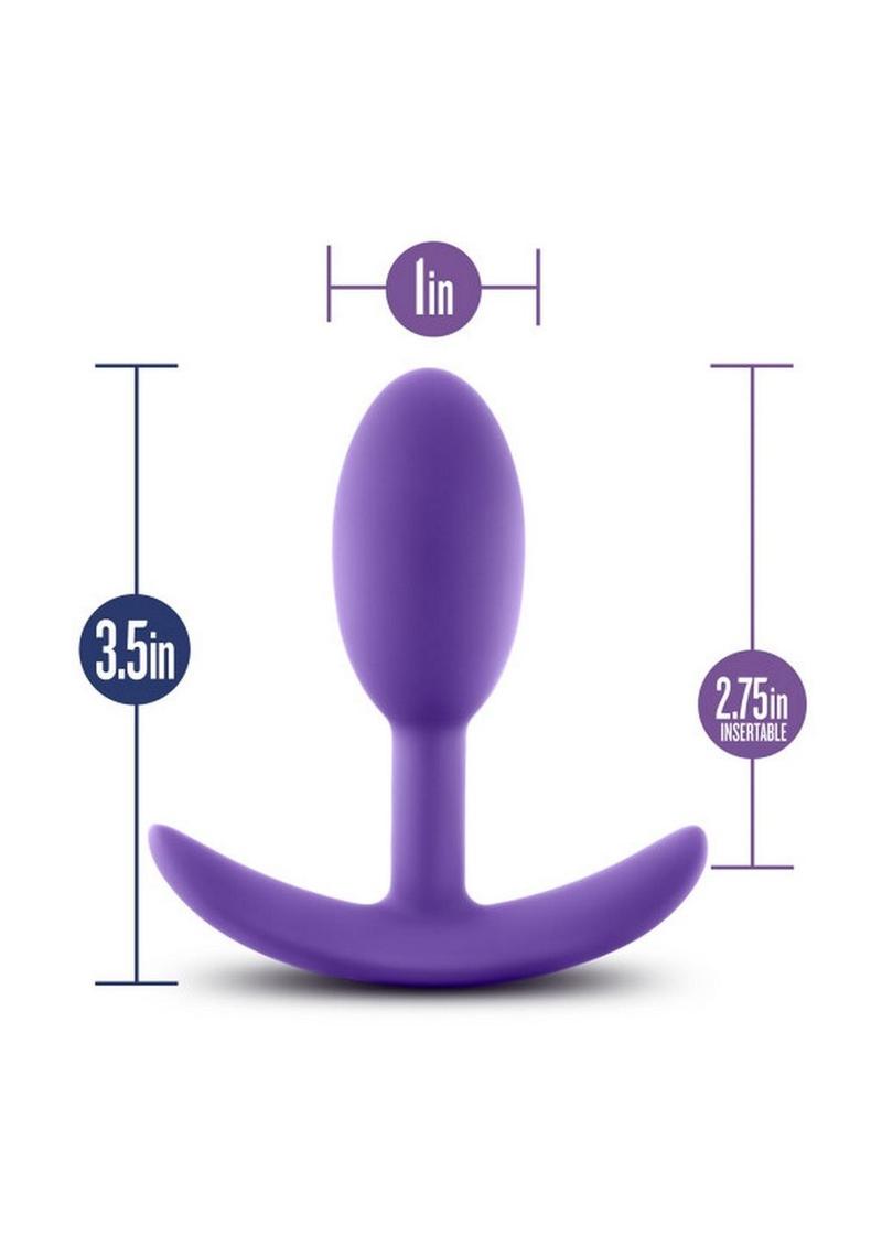 Load image into Gallery viewer, Luxe Wearable Vibra Slim Plug Silicone Butt Plug
