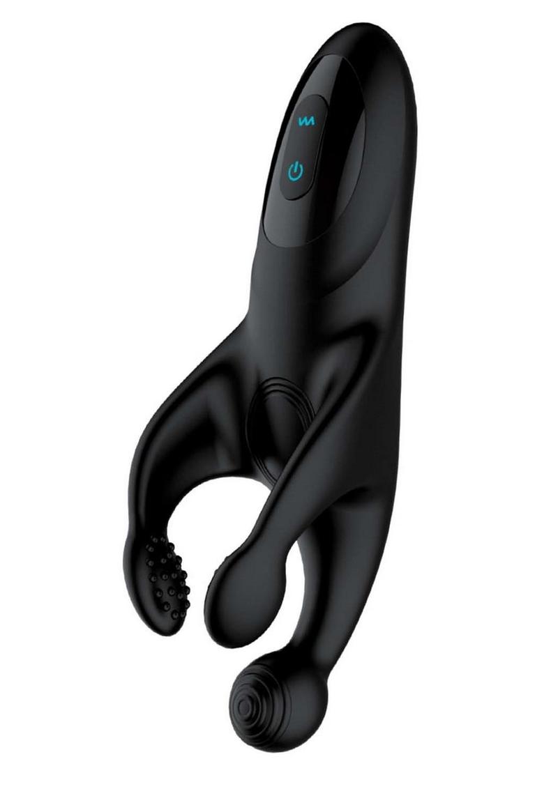 Load image into Gallery viewer, Magic Thumping Rechargeable Masturbator - Black
