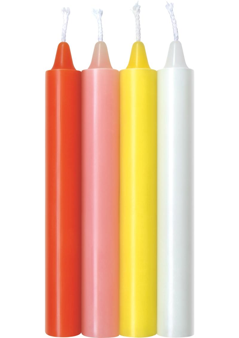 Load image into Gallery viewer, Make Me Melt Warm-Drip Candles - Assorted Colors/Pastel - 4 Pack
