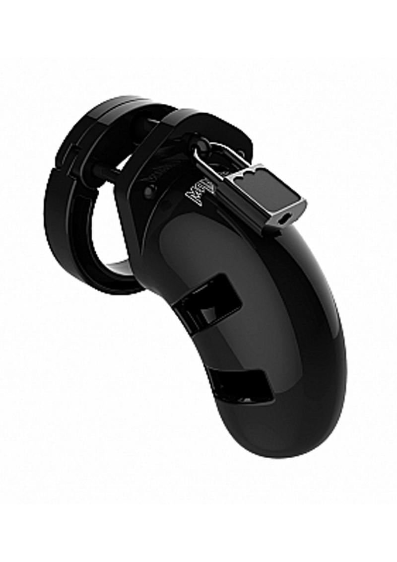 Load image into Gallery viewer, Man Cage Model 01 Male Chastity with Lock - Black - 3.5in
