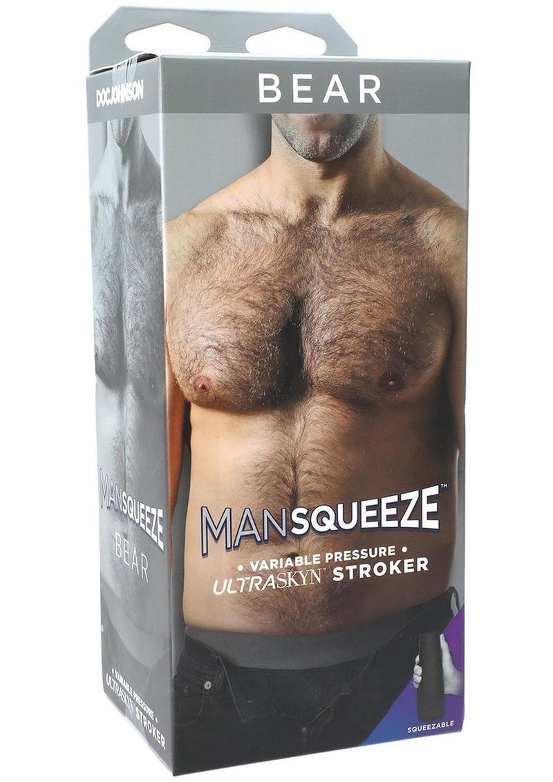 Load image into Gallery viewer, Man Squeeze Bear Ultraskyn Masturbator - Butt - Flesh/Vanilla
