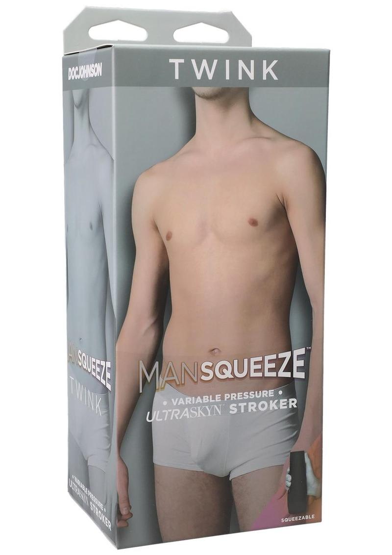 Load image into Gallery viewer, Man Squeeze Twink Ultraskyn Masturbator - Butt - Flesh/Vanilla
