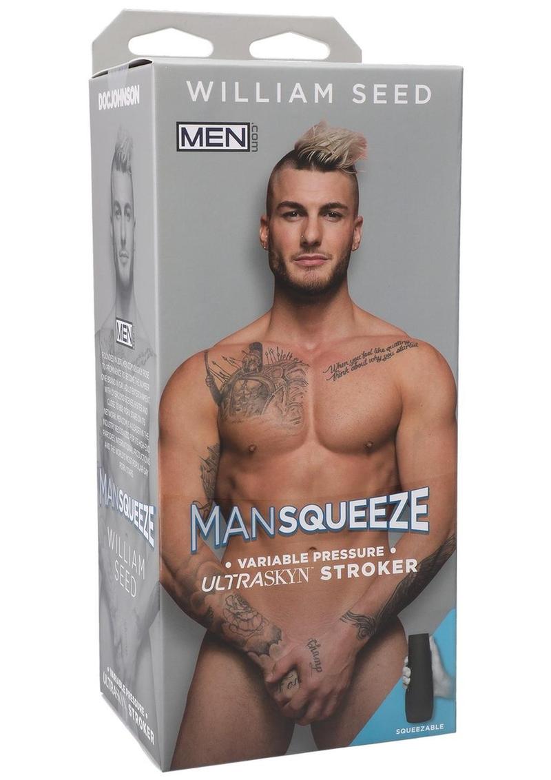 Load image into Gallery viewer, Man Squeeze William Seed Ultraskyn Masturbator - Butt - Flesh/Vanilla
