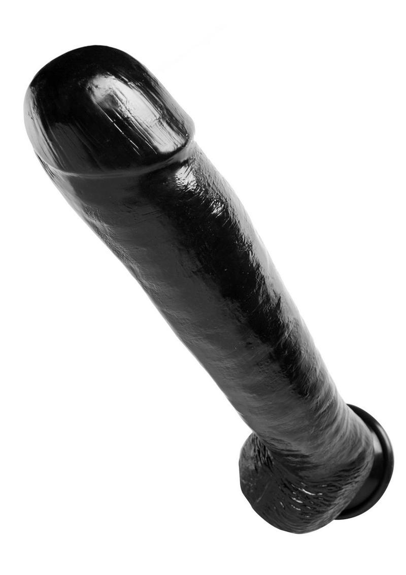 Load image into Gallery viewer, Master Cock The Black Destroyer Huge 17in Dildo

