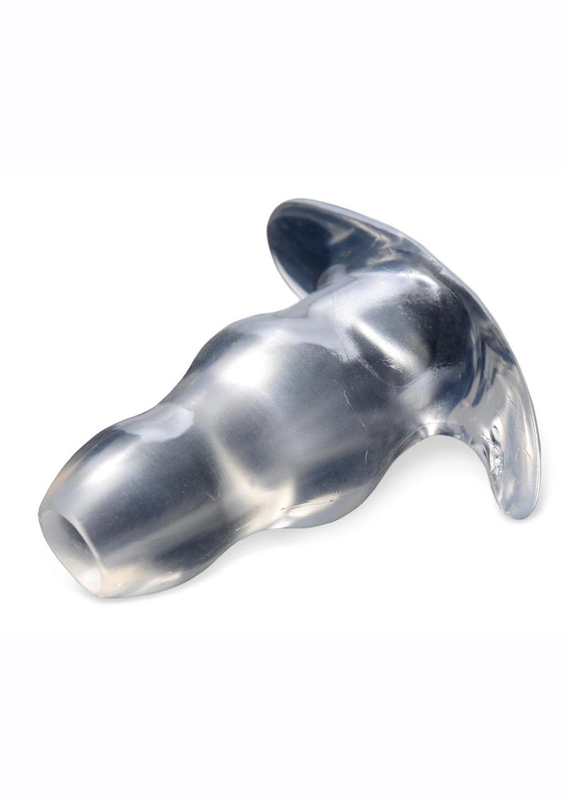 Load image into Gallery viewer, Master Series Clear View Hollow Anal Plug - Clear - Medium
