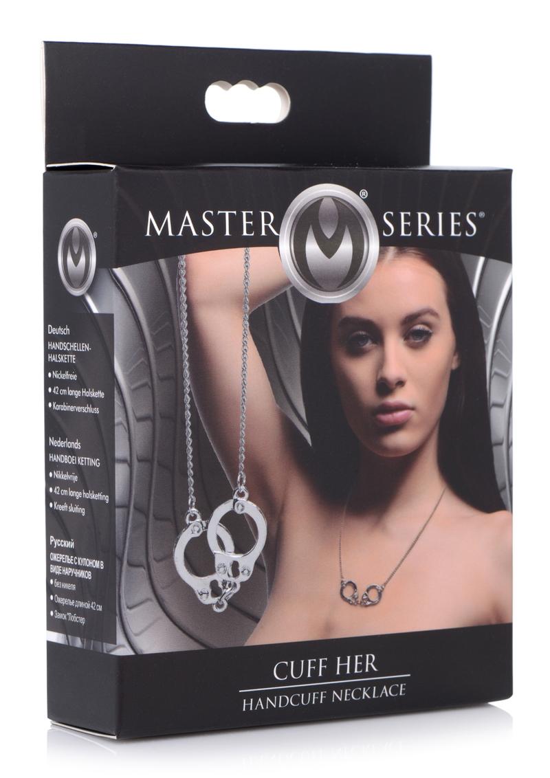 Load image into Gallery viewer, Master Series Cuff Her Handcuff Necklace - Metal/Silver
