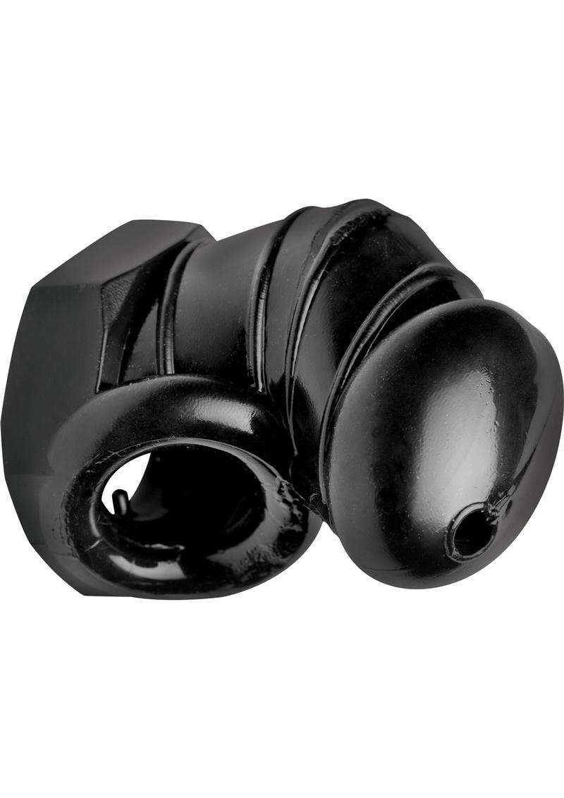 Load image into Gallery viewer, Master Series Detained Restrictive Chastity Cage - Black
