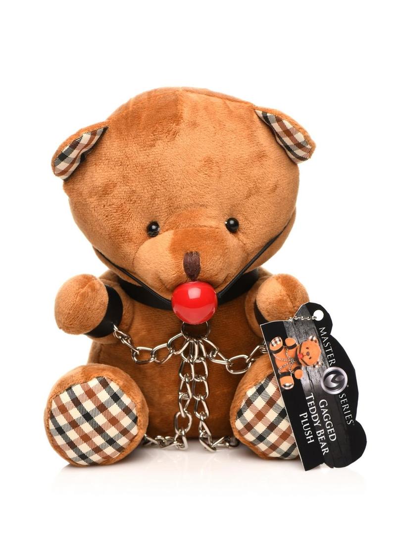 Load image into Gallery viewer, Master Series Gagged Plush Teddy Bear - Brown
