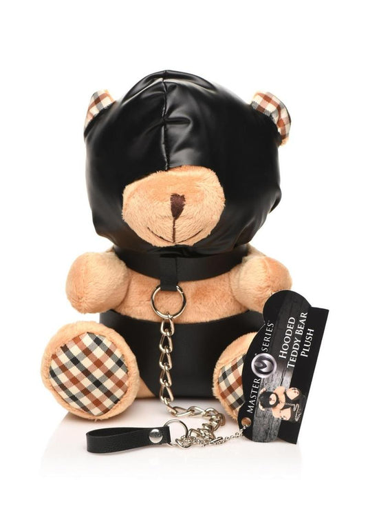 Master Series Hooded Plush Teddy Bear - Tan