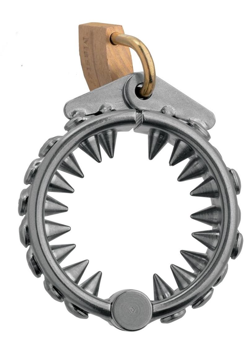 Load image into Gallery viewer, Master Series Impaler Locking CBT Ring with Spikes
