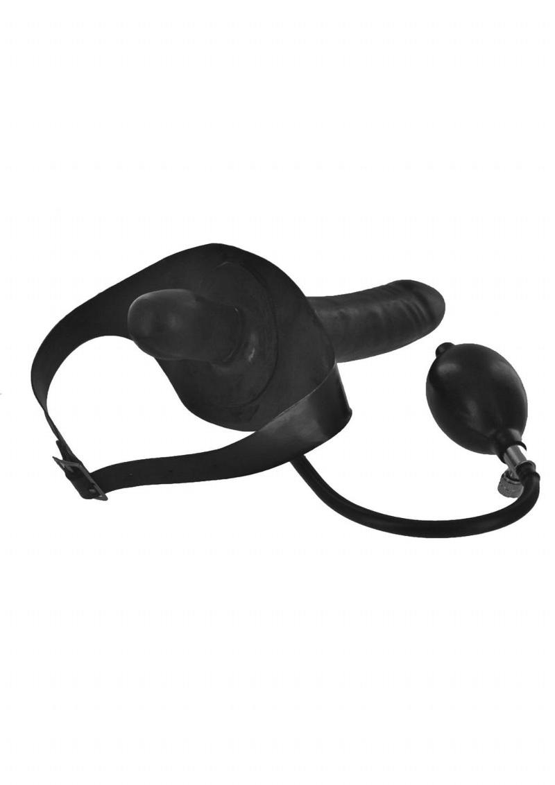 Load image into Gallery viewer, Master Series Incubus Inflatable Gag with Dildo
