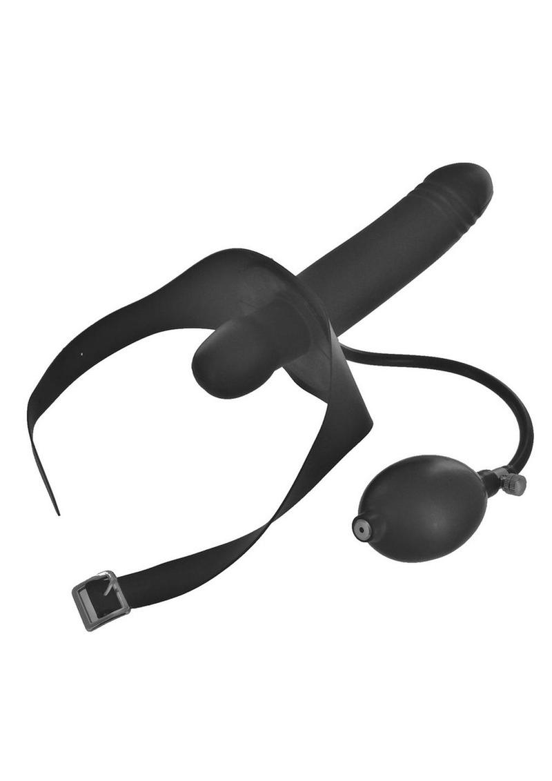 Load image into Gallery viewer, Master Series Incubus Inflatable Gag with Dildo
