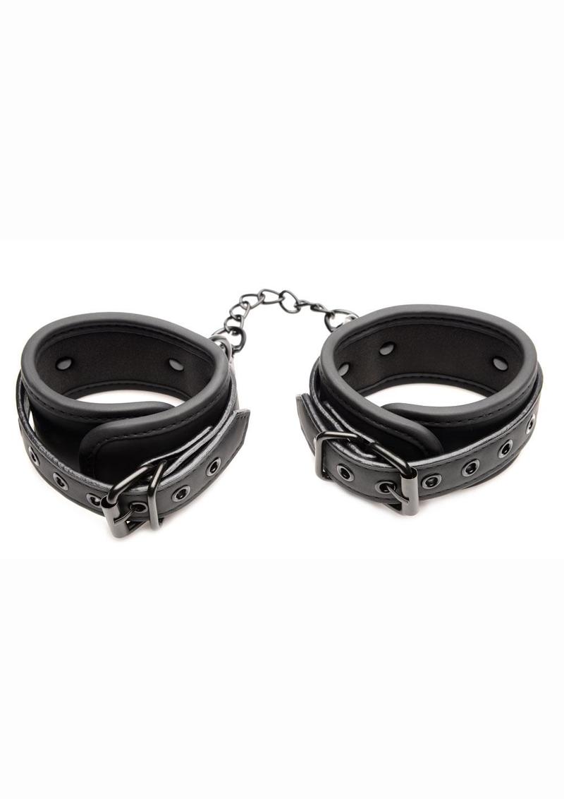 Load image into Gallery viewer, Master Series Kinky Comfort Wrist and Ankle Cuff Set - Leather

