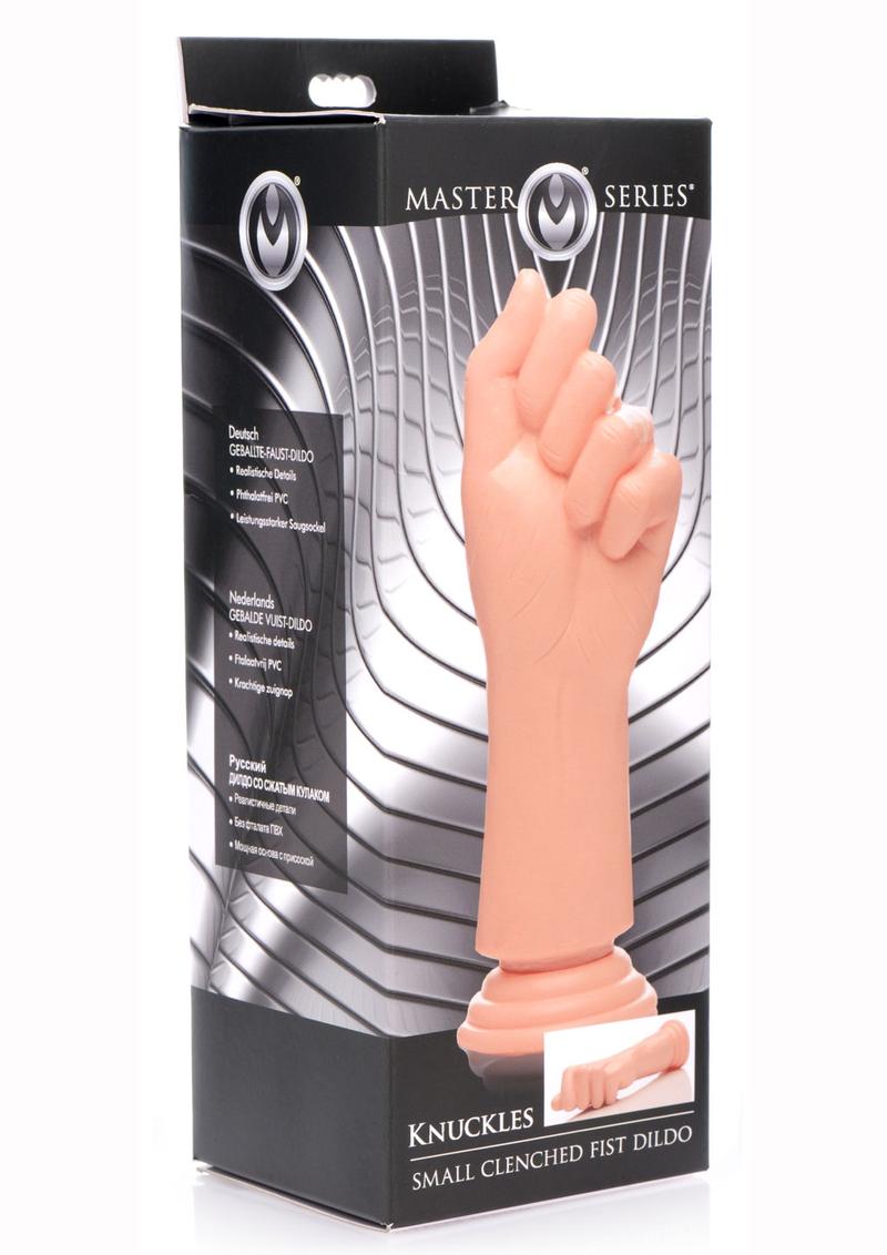 Load image into Gallery viewer, Master Series Knuckles Small Clenched Fist Dildo - Flesh/Vanilla
