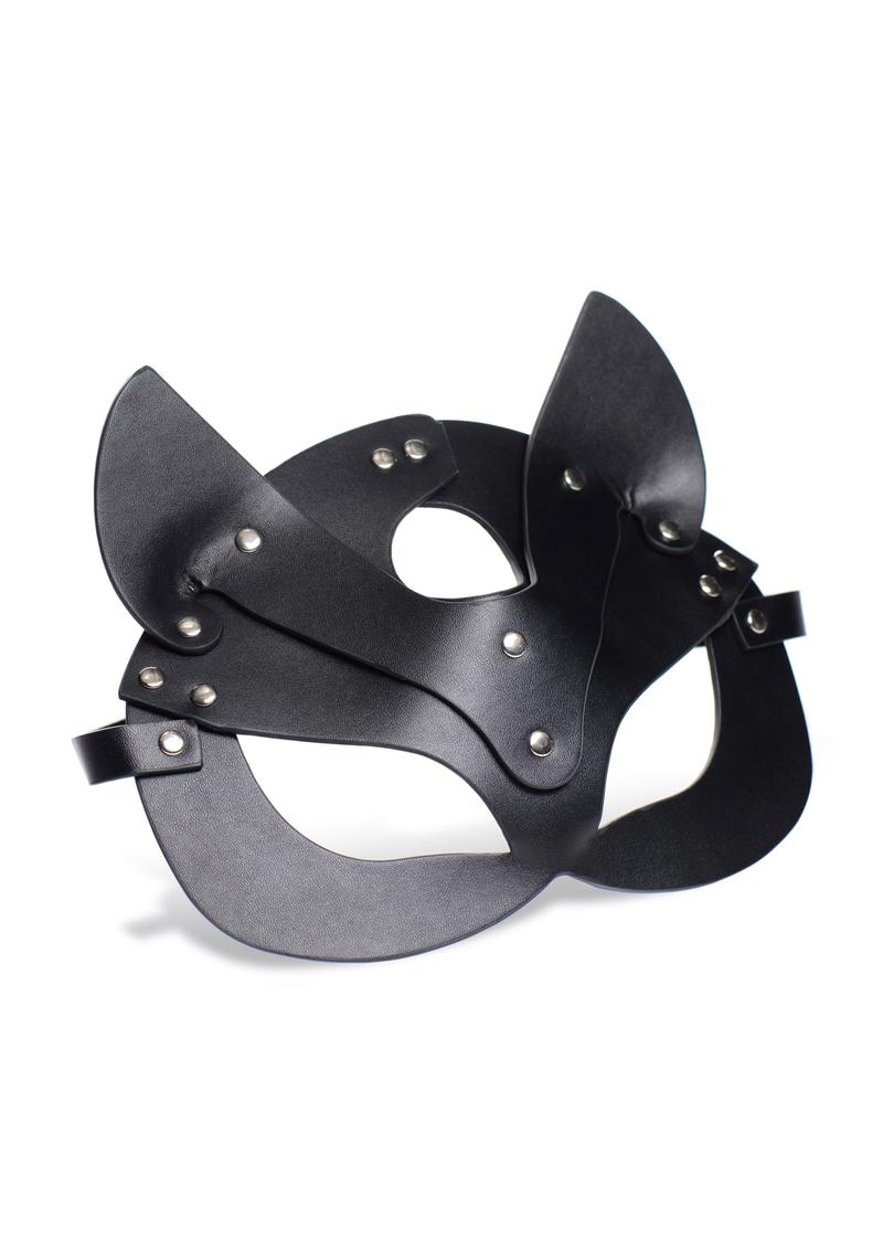 Load image into Gallery viewer, Master Series Naughty Kitty Mask - Black
