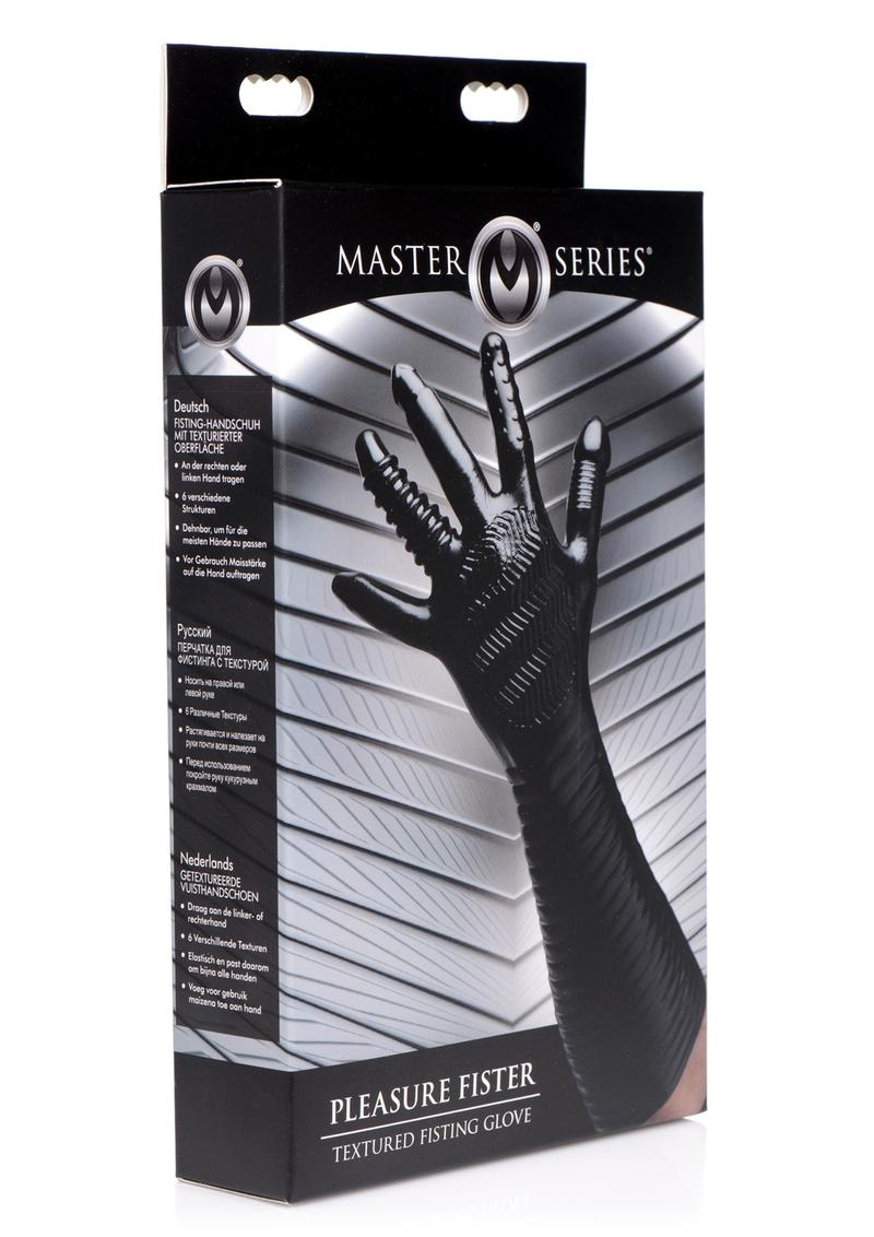 Load image into Gallery viewer, Master Series Pleasure Fister Textured Glove - Black
