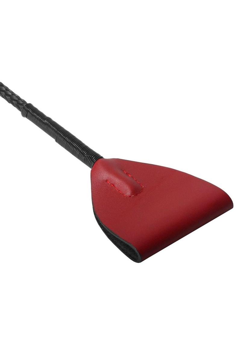 Load image into Gallery viewer, Master Series Red Mare Leather Riding Crop - Red
