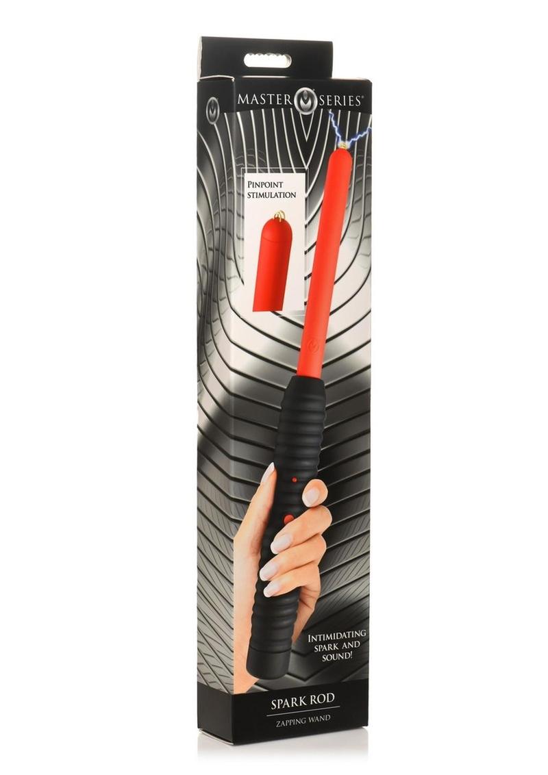 Load image into Gallery viewer, Master Series Spark Rod Zapping Wand - Black/Red
