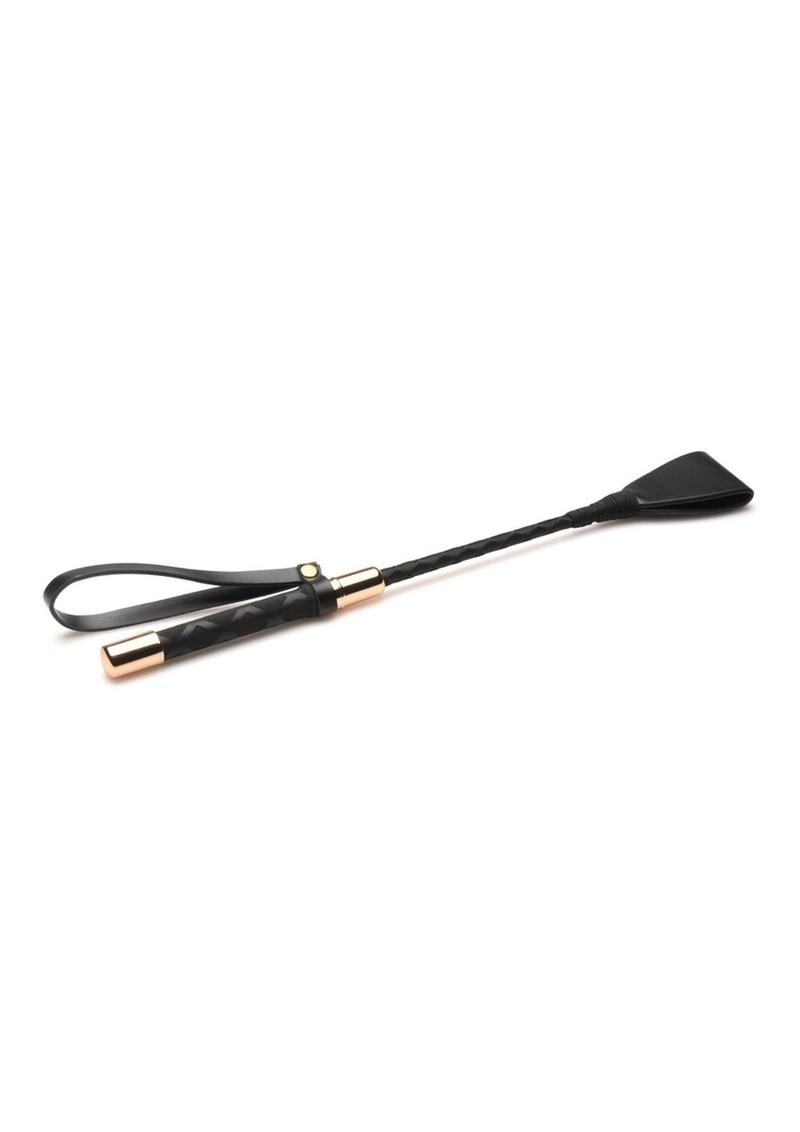 Load image into Gallery viewer, Master Series Stallion Riding Crop - Black - 12in
