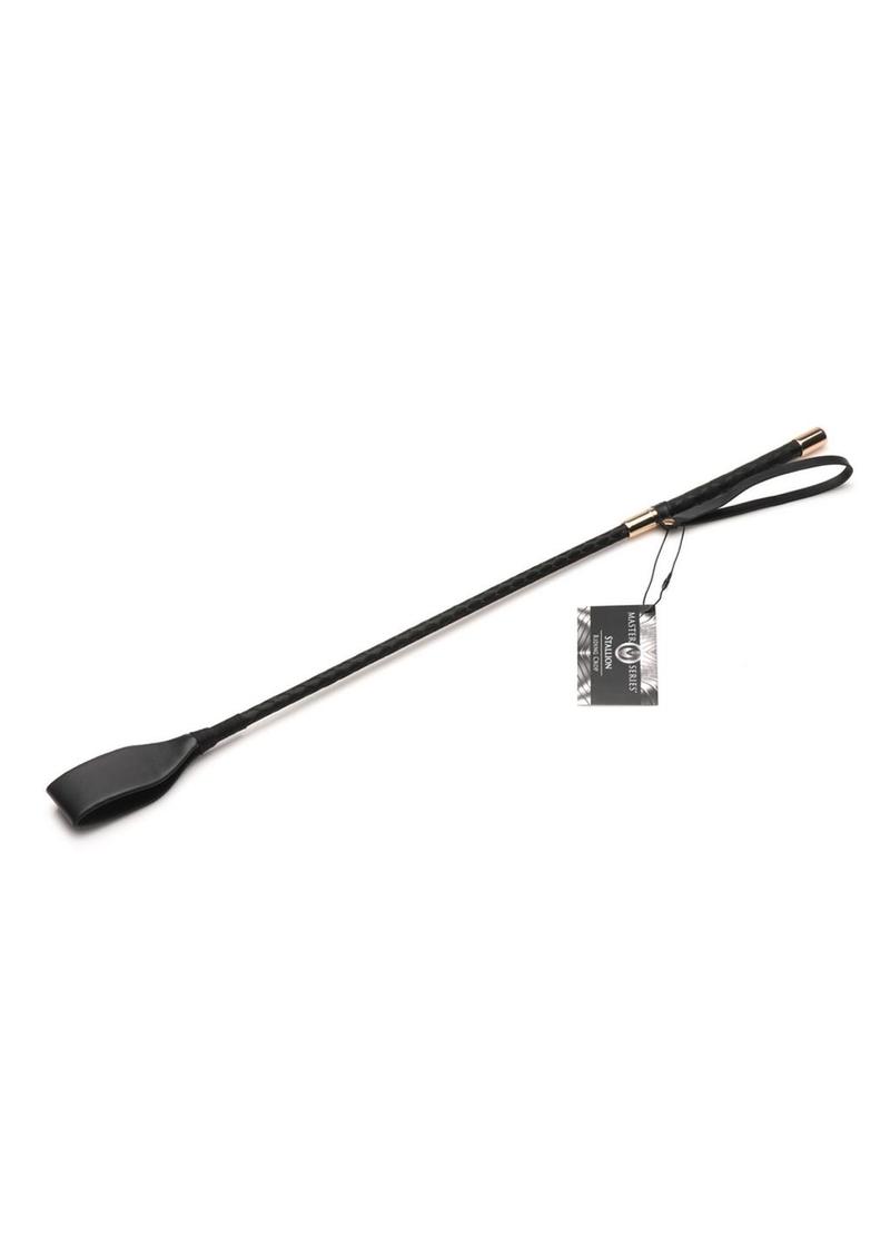 Load image into Gallery viewer, Master Series Stallion Riding Crop - Black - 24in
