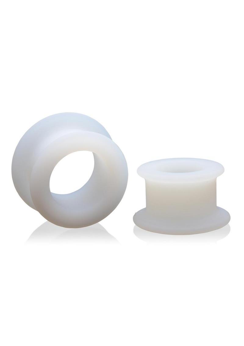 Load image into Gallery viewer, Master Series Stretch Master 2 Piece Training Silicone Ass Grommet - White - Set
