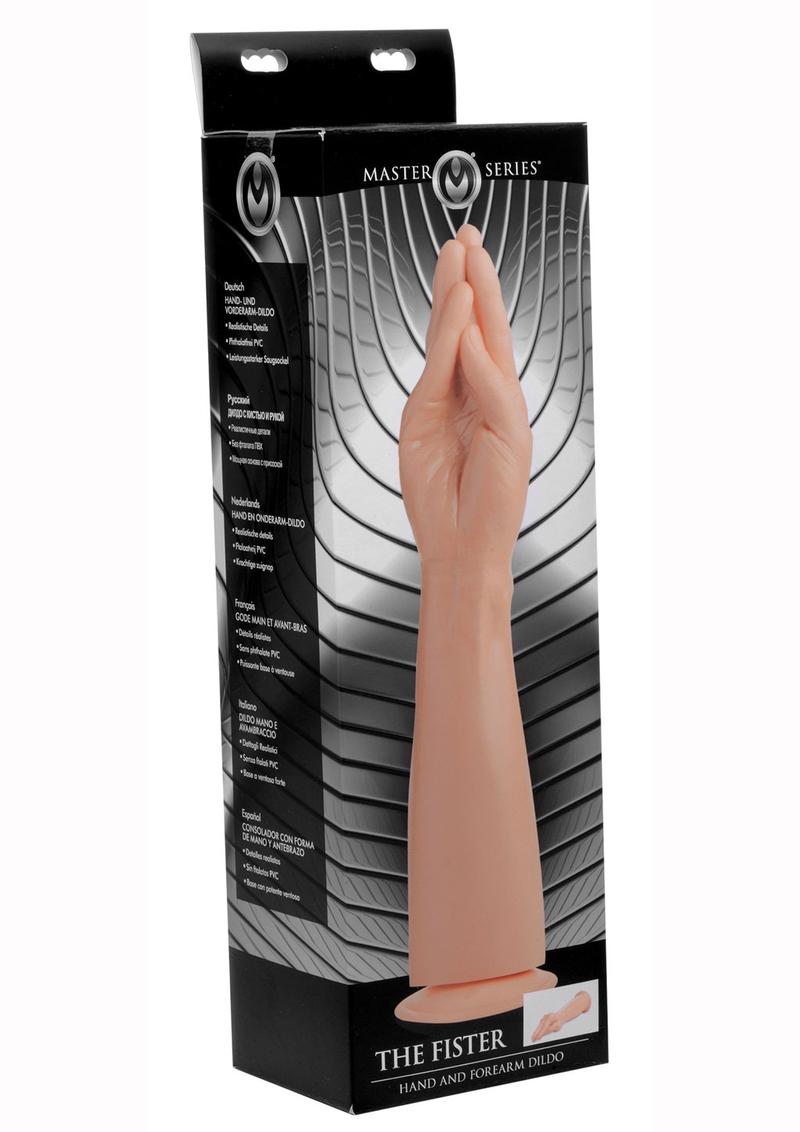 Load image into Gallery viewer, Master Series The Fister Hand and Forearm 15in Dildo - Flesh/Vanilla - XLarge
