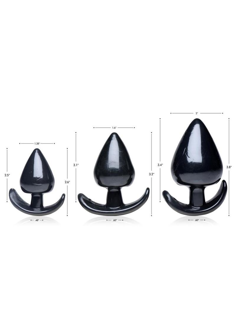 Load image into Gallery viewer, Master Series Triple Spades 3 Piece Anal Plug
