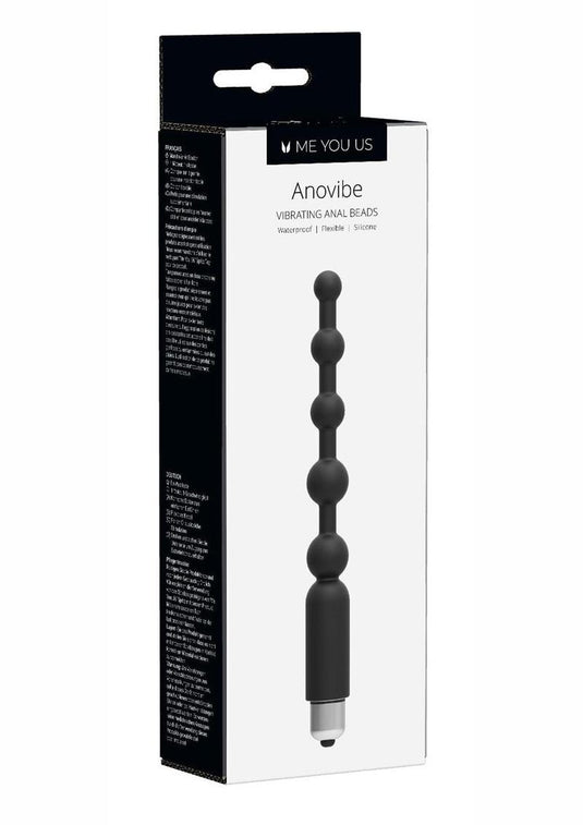 ME YOU US Anovibe Vibrating Anal Beads - Black