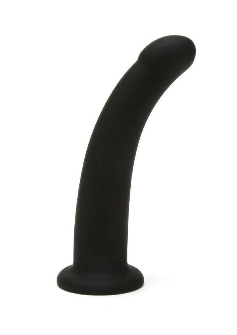 Load image into Gallery viewer, ME YOU US Black Curved Silicone Dildo
