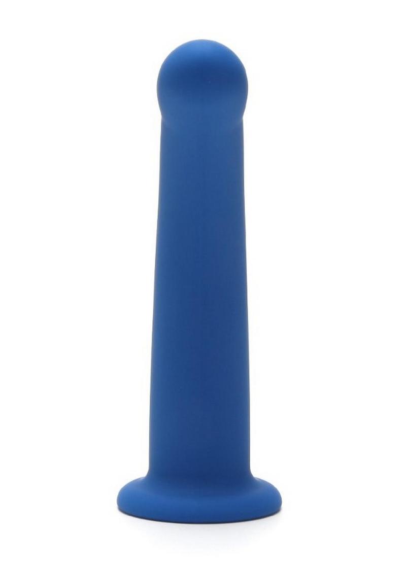 Load image into Gallery viewer, ME YOU US Blue Curved Silicone Dildo - Blue - 6in
