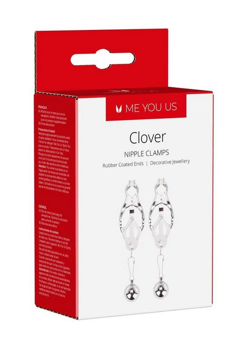 Load image into Gallery viewer, ME YOU US Clover Nipple Clamp - Silver
