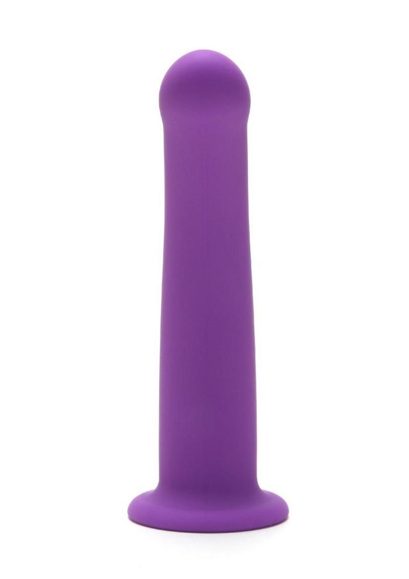 Load image into Gallery viewer, ME YOU US Curved Silicone Dildo - Purple - 7in
