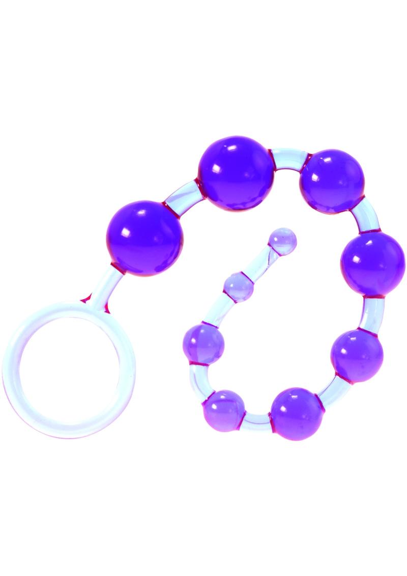 Load image into Gallery viewer, ME YOU US Dragons Tail Anal Beads - Purple/Violet
