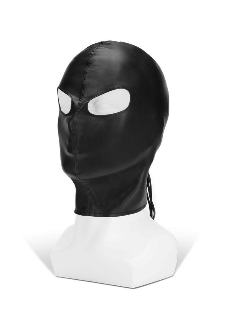 Load image into Gallery viewer, ME YOU US Hood with Eyes Pu Leather Bondage Hood - Black
