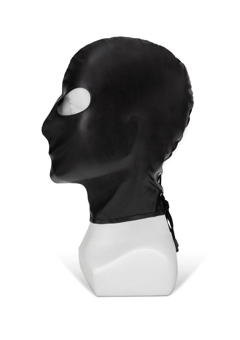 Load image into Gallery viewer, ME YOU US Hood with Eyes Pu Leather Bondage Hood
