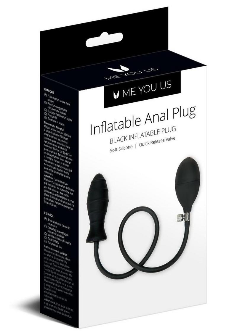 Load image into Gallery viewer, ME YOU US Inflatable Anal Plug - Black
